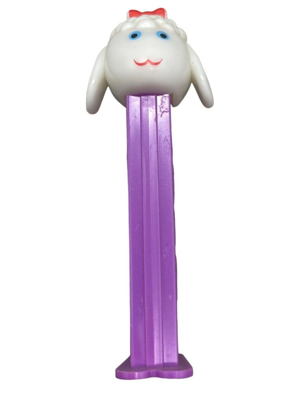 vintage pez dispenser lamb chop purple white made Slovenia 5 984 284 feet READ